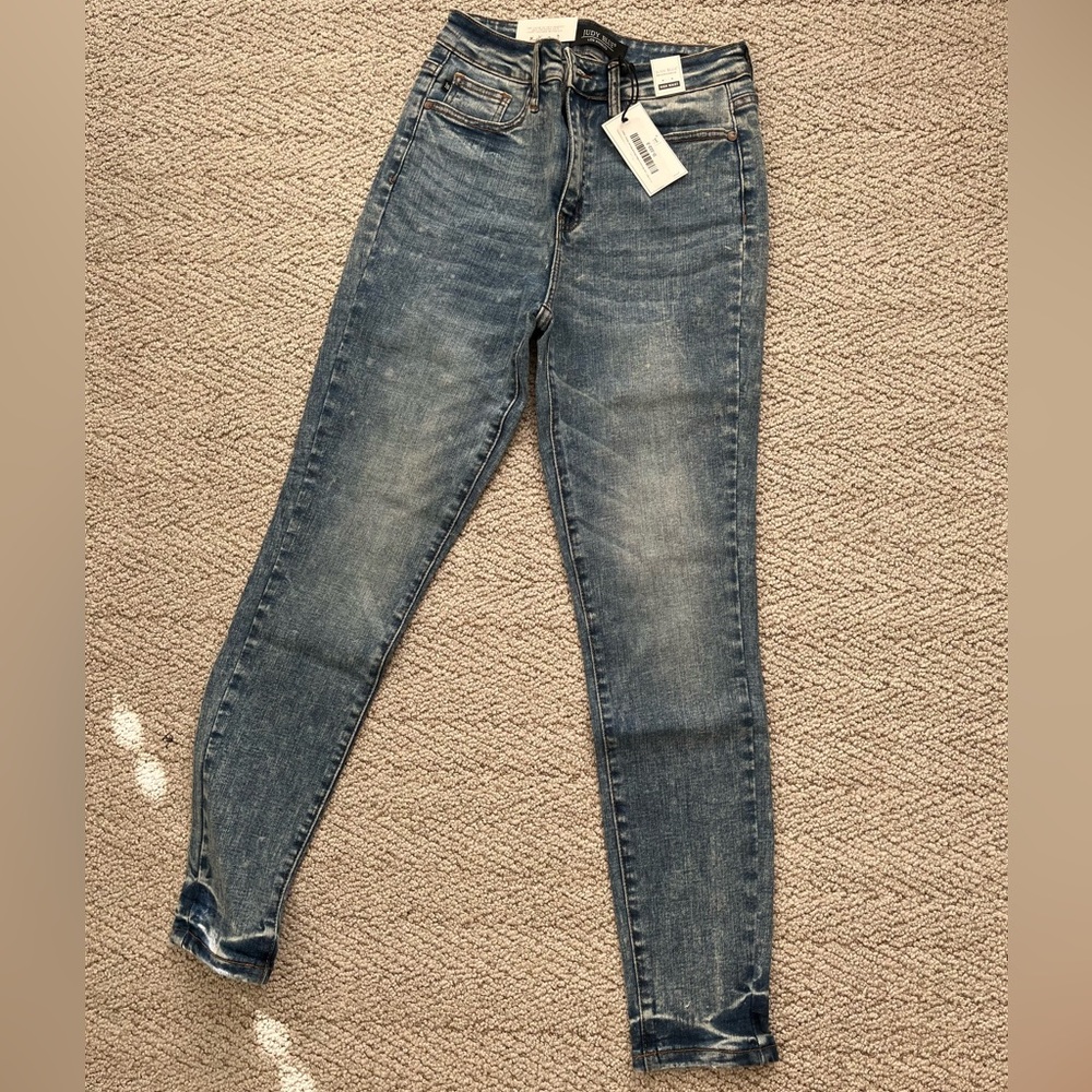 Judy Blue Skinny Fit Jeans, High Waist, Med Blue, 3/26